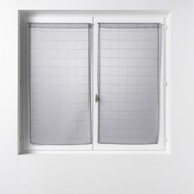Paire Voilage Collection Carreaux EDEN