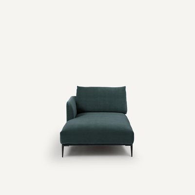Chaise longue velluto, Oscar design E.Gallina AM.PM