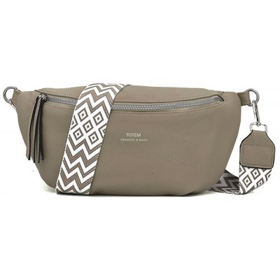 Sac à main bandoulière banane BLEU CERISE
