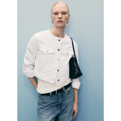 Veste en jean crop MANGO