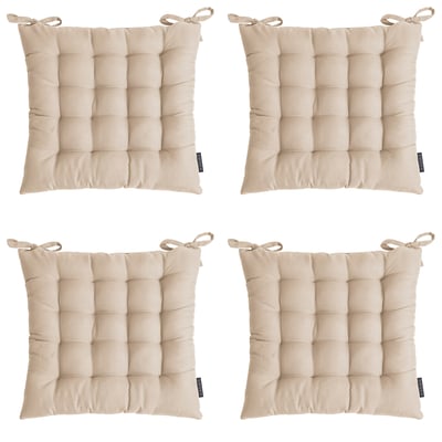 Lot de 4 galettes capitonnéees coton DIEGO MAGMA HEIMTEX