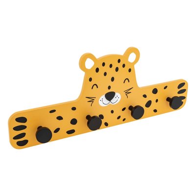 Patère 4 crochets Léopard ATMOSPHERA