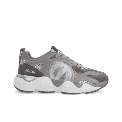 KRAZEE RUNNER W - GRIS/ARGENT NO NAME