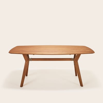 Table À Manger en bois teck VIKIE MADURA