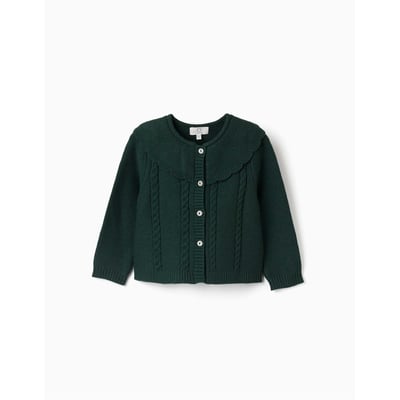 Cardigan en maille avec détails torsadés B&S ZIPPY