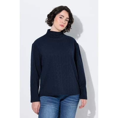 Sweat-shirt col montant et manches longues ULLA POPKEN