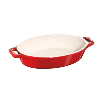 Plat À Four Ovale 17 Cm Cerise STAUB