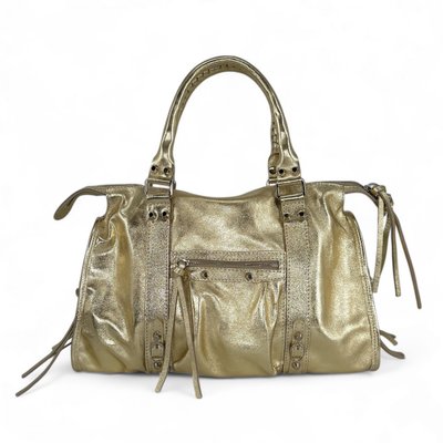 Sac à main en cuir irisé SANDSTORM SILVER OH MY BAG