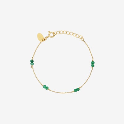 Bracelet venus agate verte CAROLINE NAJMAN