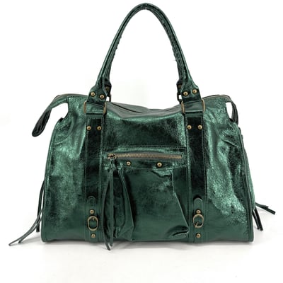 Sac à main en cuir irisé italien SANDSTORM OH MY BAG