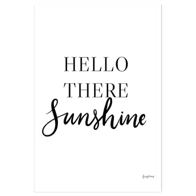 Poster hello there sunshine HEXOA