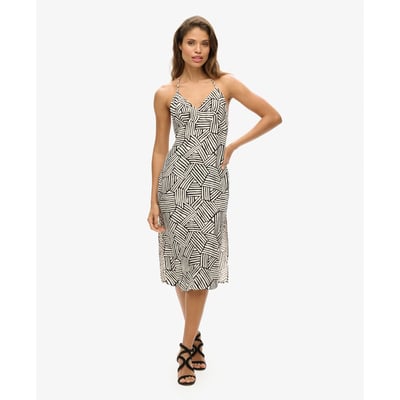 Robe nuisette mi-longue imprimée SUPERDRY