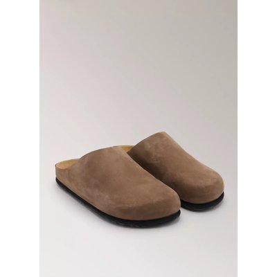 Sabots cuir minimalistes MANGO