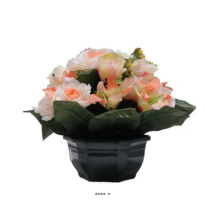 Coupe fleurs artificielles cimetière roses ARTIFICIELLES