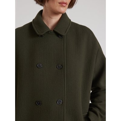 Manteau drap de laine uni CYRILLUS
