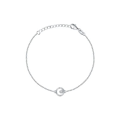 Bracelet en argent 925 et oxyde de zirconium CLEOR