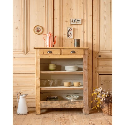 Buffet ouvert en bois Gilbert N°1740 - Bon état DEBONGOUT