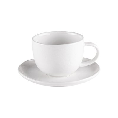 Tasse et sous-tasse à thé   22 cl (lot de 6)-ECUME TABLE PASSION