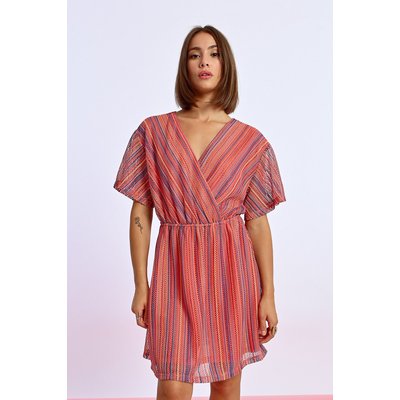 Robe courte rayée LILI SIDONIO