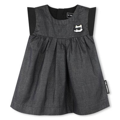 Robe évasée badge poitrine KARL LAGERFELD KIDS