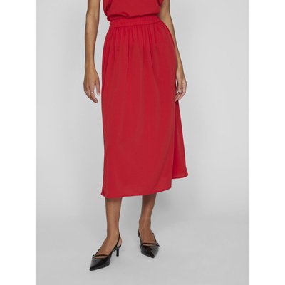 Jupe rouge taille haute La Redoute
