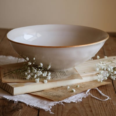 Lote de 2 Saladeiras 25 cm EDGE, NOSSE CERAMIC NOSSE CERAMIC