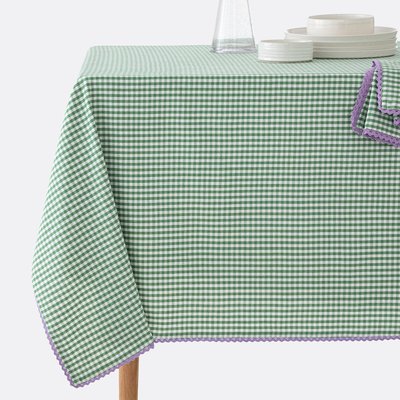 Nappe motif vichy tissé teint coton/lin Trattoria LA REDOUTE INTERIEURS