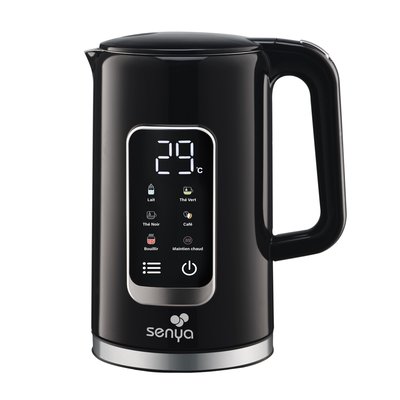 SENYA Bouilloire électrique programmable double paroi avec 5 menus automatiques SYBF-K043C SENYA