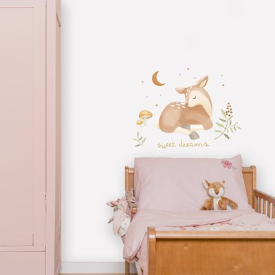 Stickers muraux pour enfant Petit faon endormi LITTLE DUTCH