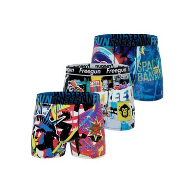 Lot De 3 Boxers Microfibre FREEGUN