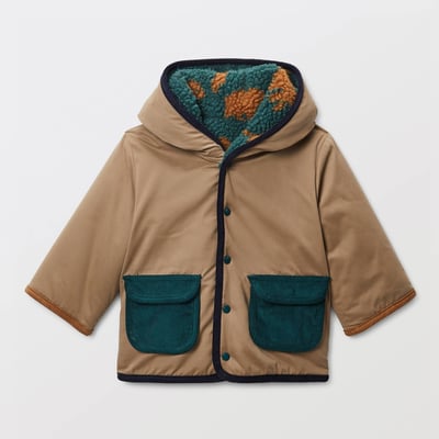 Parka à capuche réversible BOUT'CHOU