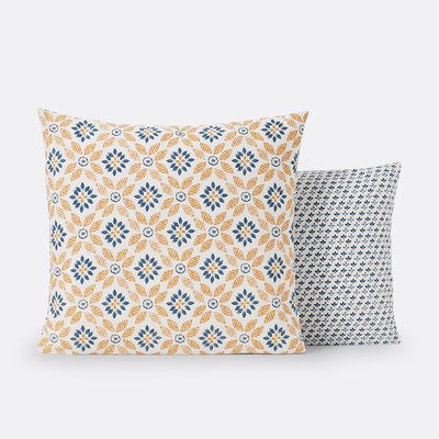Soleme 100% Cotton Percale 200 Thread Count Pillowcase LA REDOUTE INTERIEURS