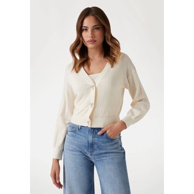 Cardigan Court Maille Ajourée GUESS