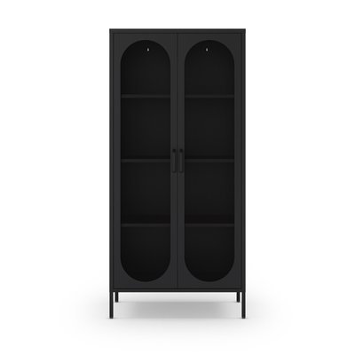 Vaisselier 2 portes en métal H170cm - Zio DRAWER