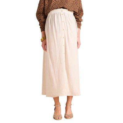 Jupe longue grossesse en viscose et lin ENVIE DE FRAISE