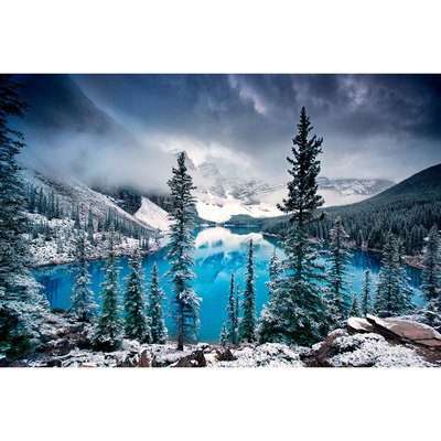 Tirage Sur Aluminium Morning Blues 150x100 Cm TIRAGE D'ART CEANOTHE