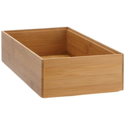 Boîte rectangulaire bois de bambou ZELLER PRESENT