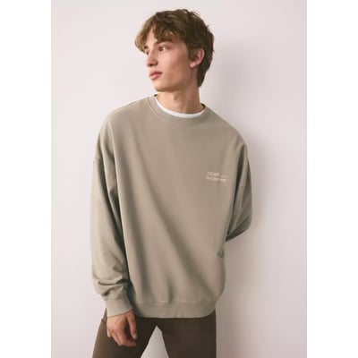 Sweat en coton 100 % imprimé MANGO TEEN