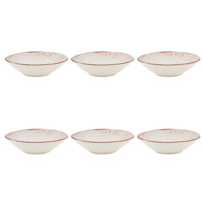 Lot de 6 assiettes creuses, Agate ARTIME