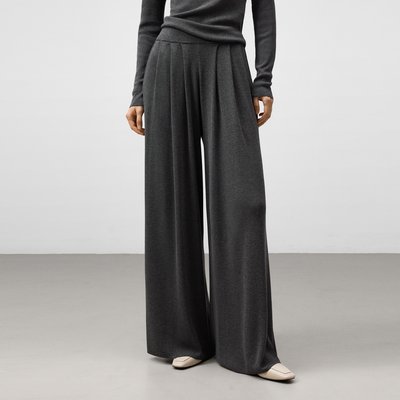 Pantalon large en maille métallisée ADOLFO DOMINGUEZ