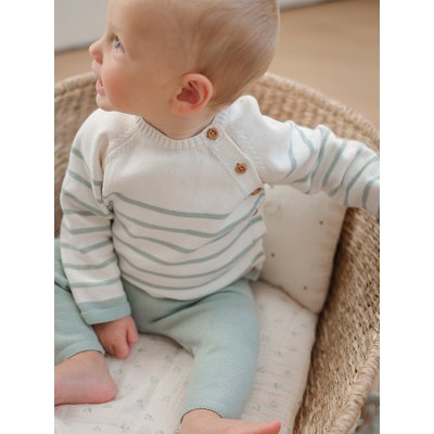 Ensemble rayé en tricot CYRILLUS