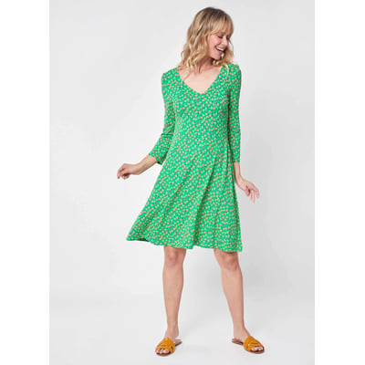 Robe imprimée maille col croisé Ecovero TALLADY LA FIANCÉE