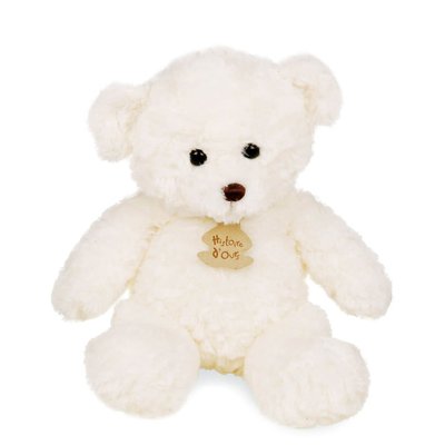 Peluche Ours Câlin Ivoire 21 cm HISTOIRE D'OURS