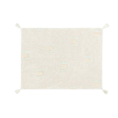 Tapis  lavable en coton RAINBOW STAMP HAPPY DECOR KIDS