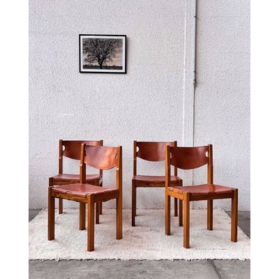 Lot de 4 chaises REGAIN Alma N°683 - Bon état DEBONGOUT