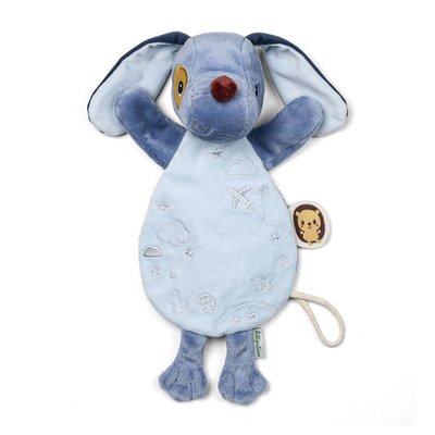 Doudou marionnette phosphorescente Jules le chien LILLIPUTIENS
