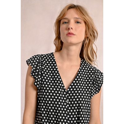 Chemisier à pois nouable à la taille MOLLY BRACKEN