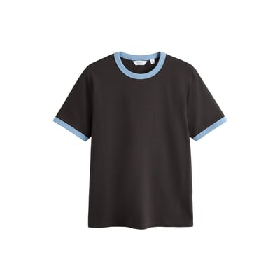 T-shirt slim à bords contrastants NEXT