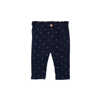 Pantalon paperbag en velours VERTBAUDET
