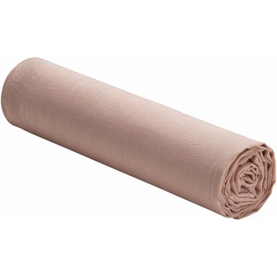 Drap housse lin lavé bonnet 30 cm uni BATON ROUGE
